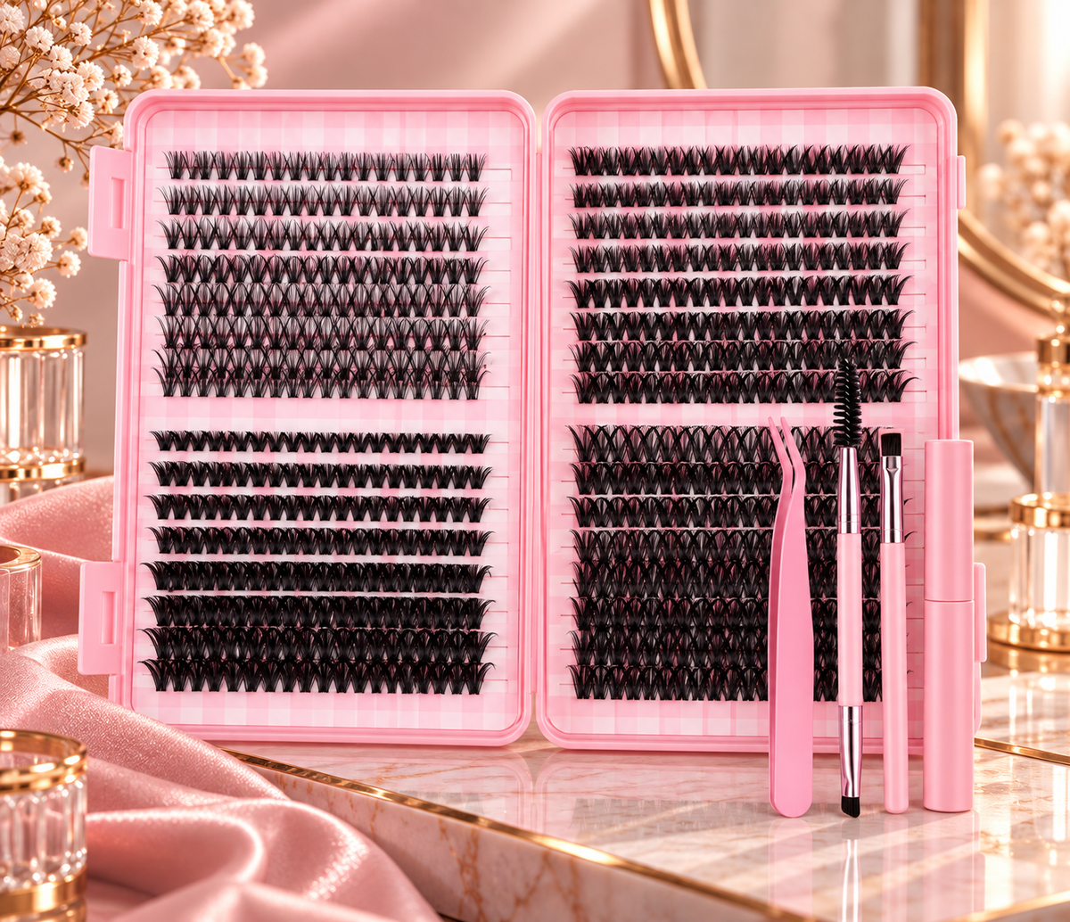 Kit de Extensión de Pestañas 30D, 40D y 50D